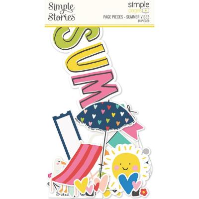 Simple Stories Simple Pages Pieces Die Cuts - Summer Vibes